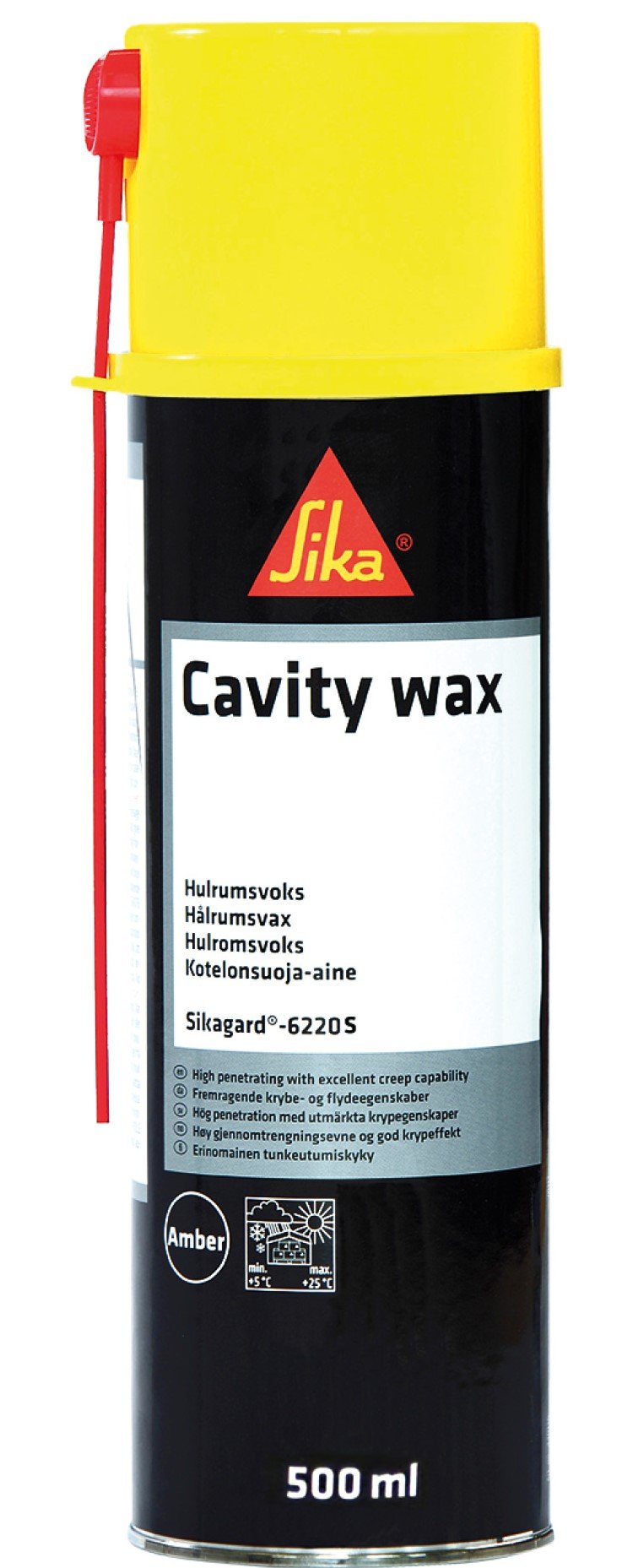 SIKAGARD-6220S KOTELOSUOJA- SPRAY, RUSKEA 500ml (sis.putki)