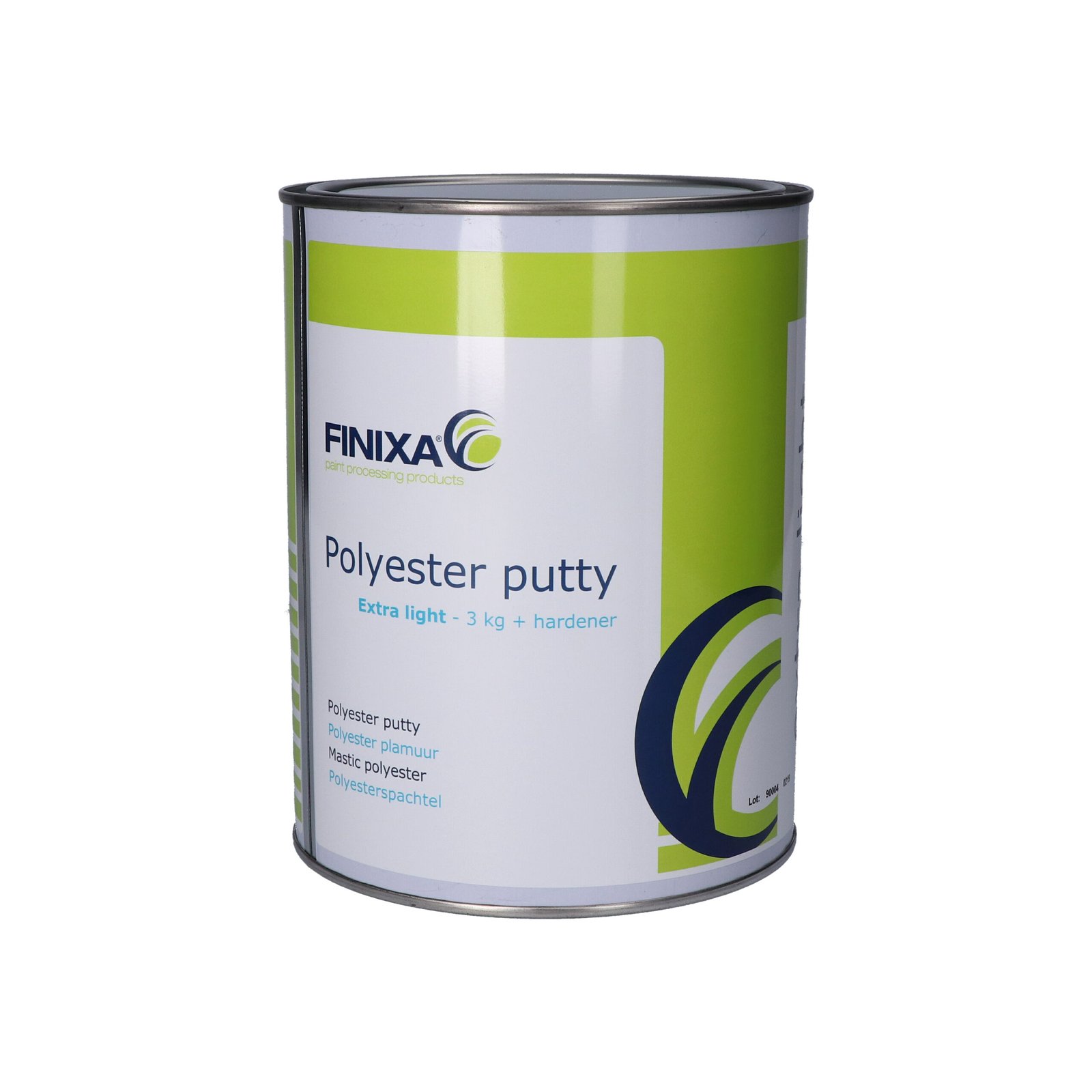 FINIXA EXTRA LIGHT POLYESTER PUTTY 3KG, sis. kovete