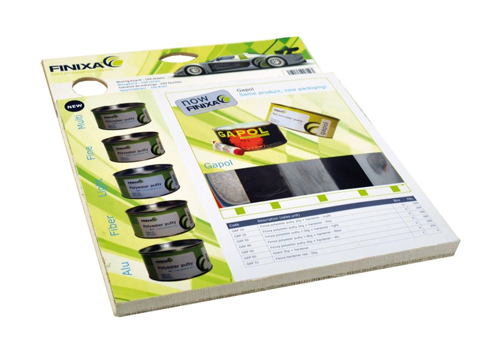 FINIXA KITIN SEKOITUSALUSTA 100 ARKKIA/PKT