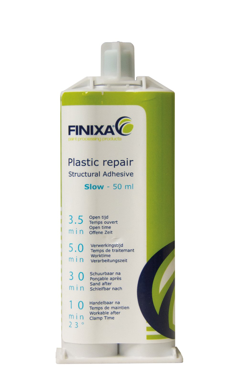 CHEMICAR PLASTIC REPAIR SLOW BLACK 50ml (3.5MIN.)