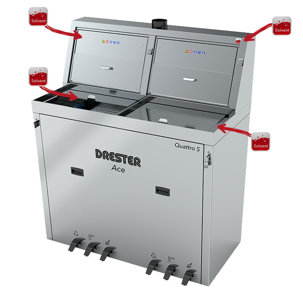 DRESTER ACE QUATTRO SOLVENT LIUOTINPESURI